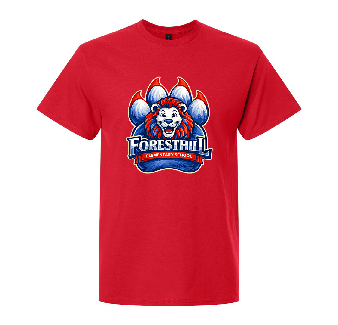 Forest Hill Short Sleeve T-Shirt - Red